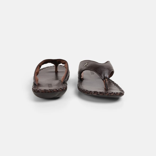Mochi Men Brown Casual Slippers (SKU: 16-808498-12-39)