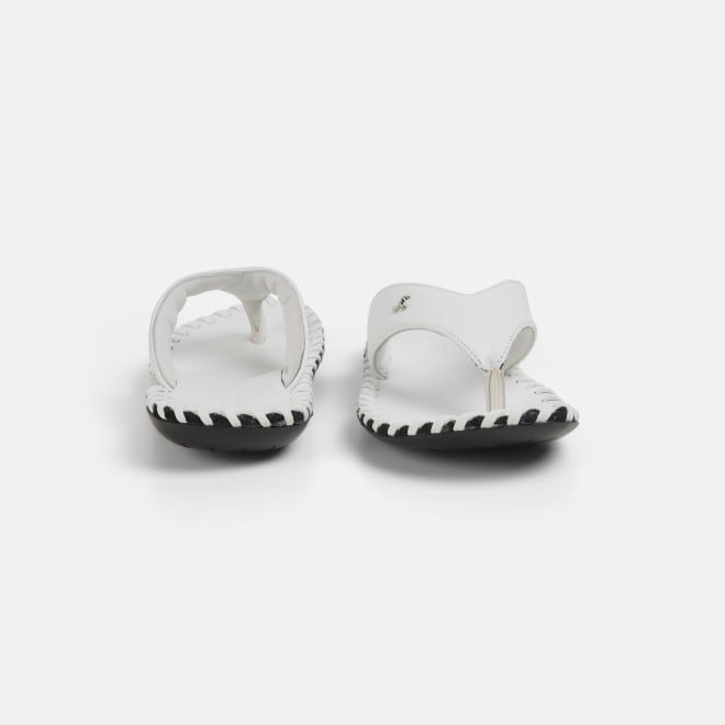Mochi Men White Casual Slippers (SKU: 16-808498-16-39)