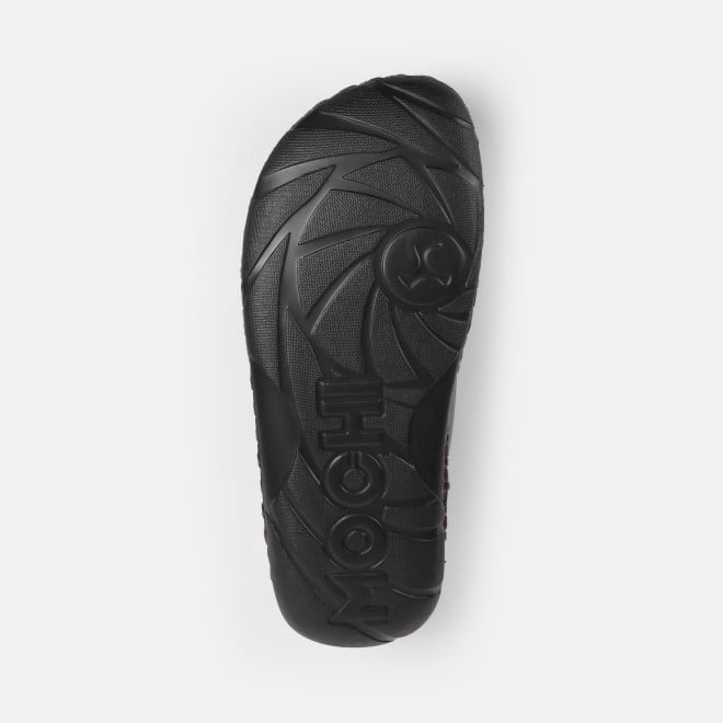 Mochi Men Brown Casual Slippers (SKU: 16-808498-12-39)