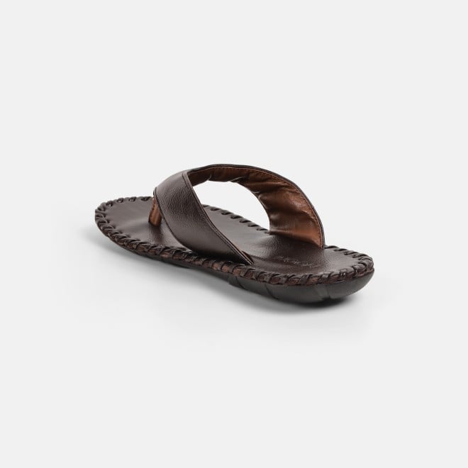 Mochi Men Brown Casual Slippers (SKU: 16-808498-12-39)