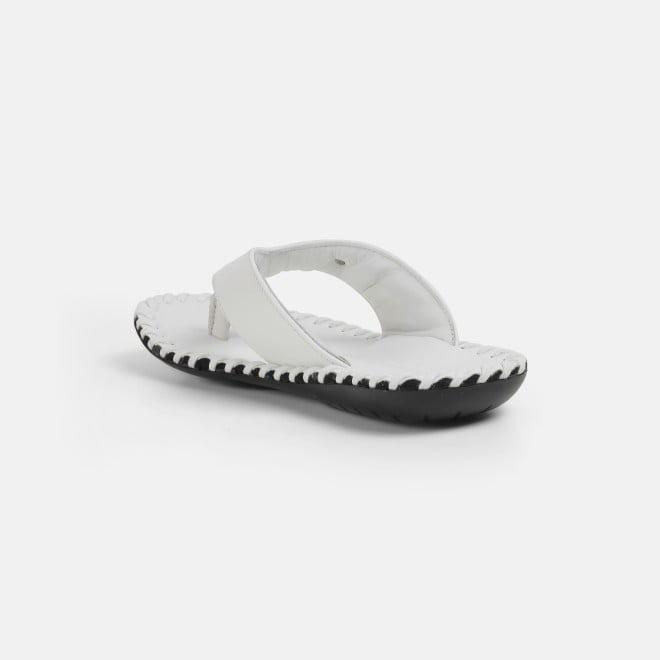 Mochi Men White Casual Slippers (SKU: 16-808498-16-39)