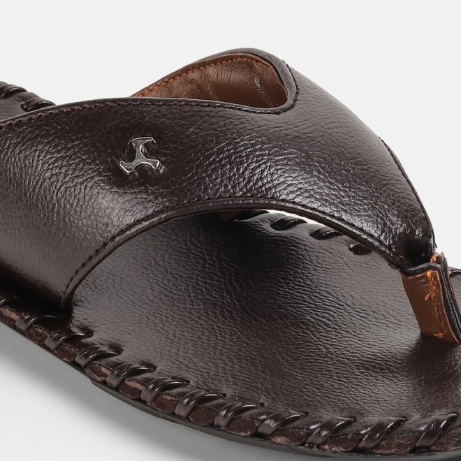Mochi Men Brown Casual Slippers (SKU: 16-808498-12-39)