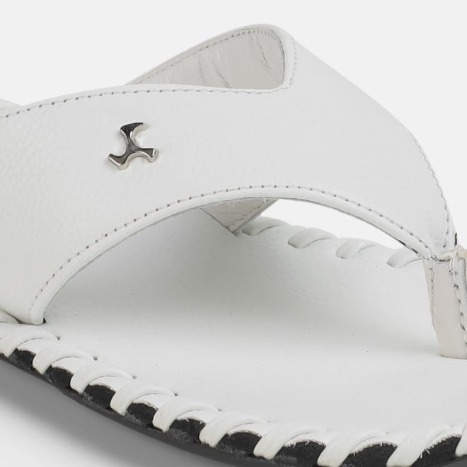 Mochi Men White Casual Slippers (SKU: 16-808498-16-39)