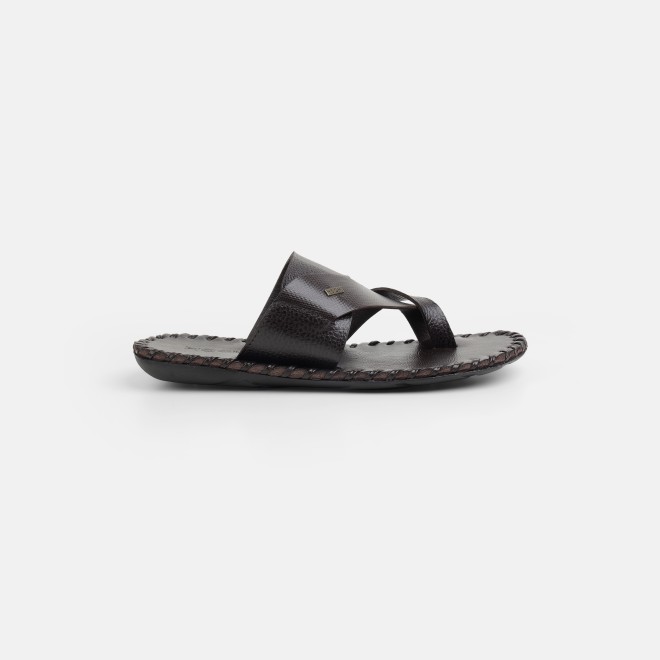 Mochi Men Brown Ethnic Chappals (SKU: 16-809779-12-39)