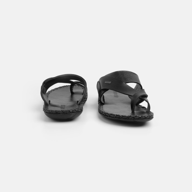 Mochi Men Black Ethnic Chappals (SKU: 16-809779-11-41)
