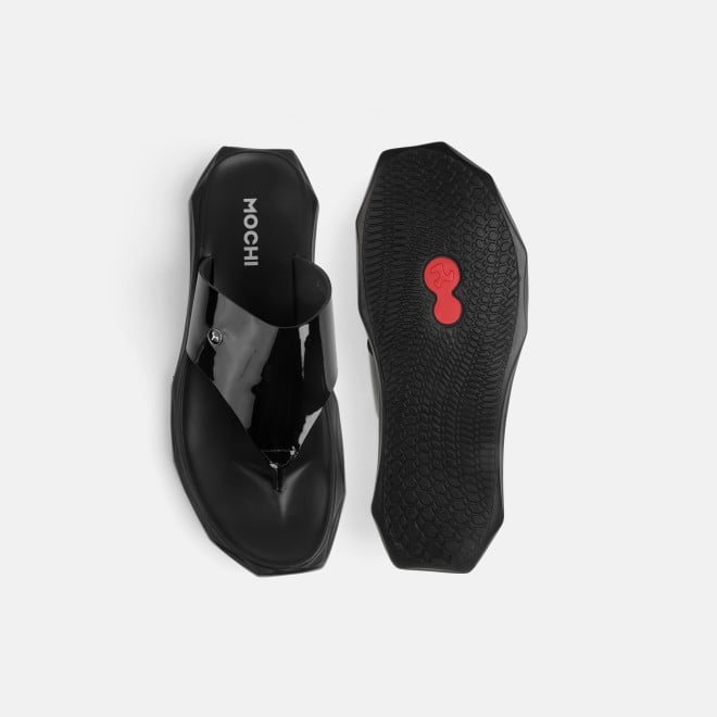 Mochi Men Black Casual Slippers (SKU: 16-809837-11-40)
