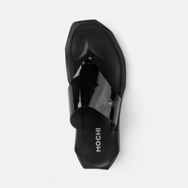 Mochi Men Black Casual Slippers (SKU: 16-809837-11-40)