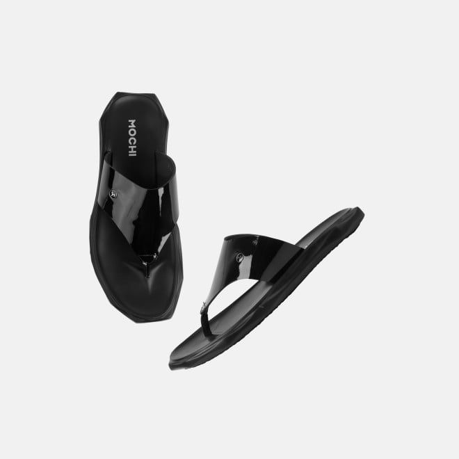 Mochi Men Black Casual Slippers (SKU: 16-809837-11-40)
