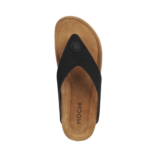Mochi Men Black Casual Slippers (SKU: 16-823-11-40)