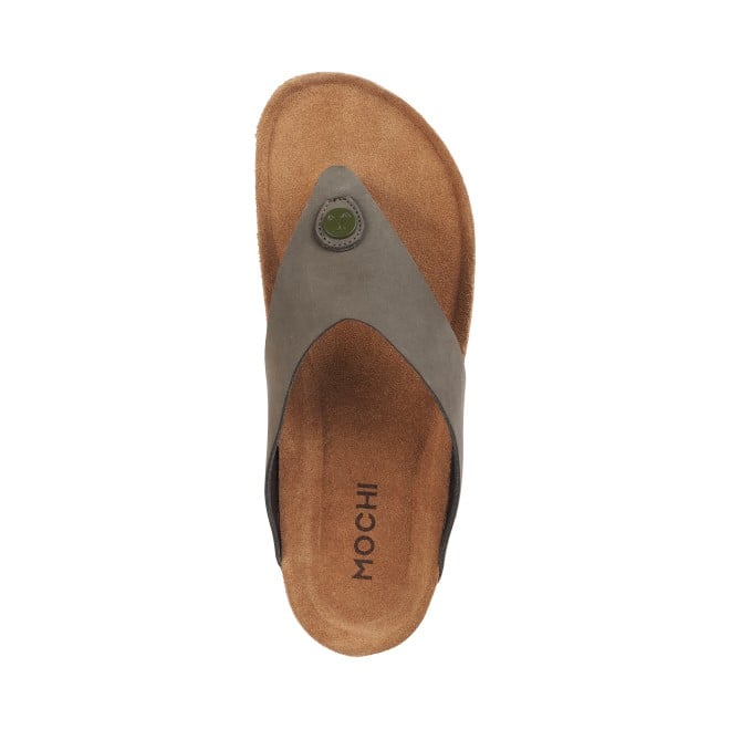 Mochi Men Olive Casual Slippers (SKU: 16-823L-49-46)