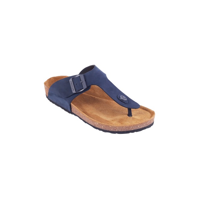 Mochi Men Blue Casual Slippers