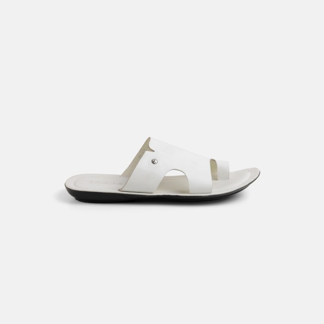 Mochi Men White Casual Slippers (SKU: 16-825-16-39)