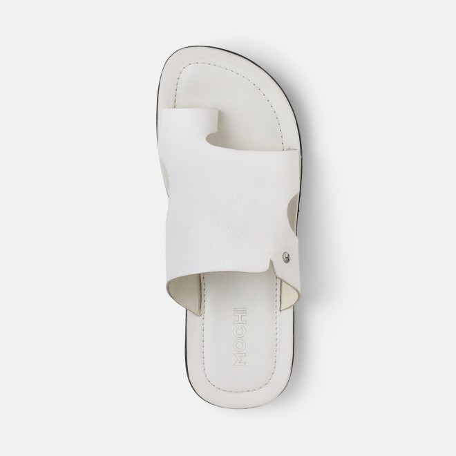 Mochi Men White Casual Slippers (SKU: 16-825-16-39)