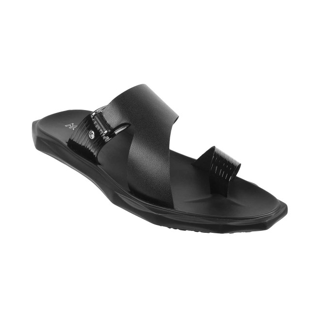 Mochi Men Black Casual Slippers (SKU: 16-827-11-40) Mochi Men Black Casual Slippers (SKU: 16-827-11-40)