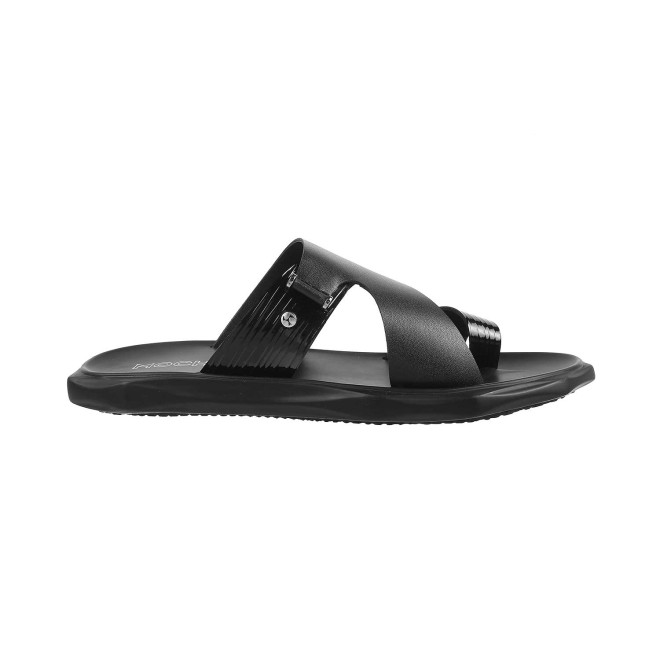 Mochi Men Black Casual Slippers (SKU: 16-827-11-40) Mochi Men Black Casual Slippers (SKU: 16-827-11-40)