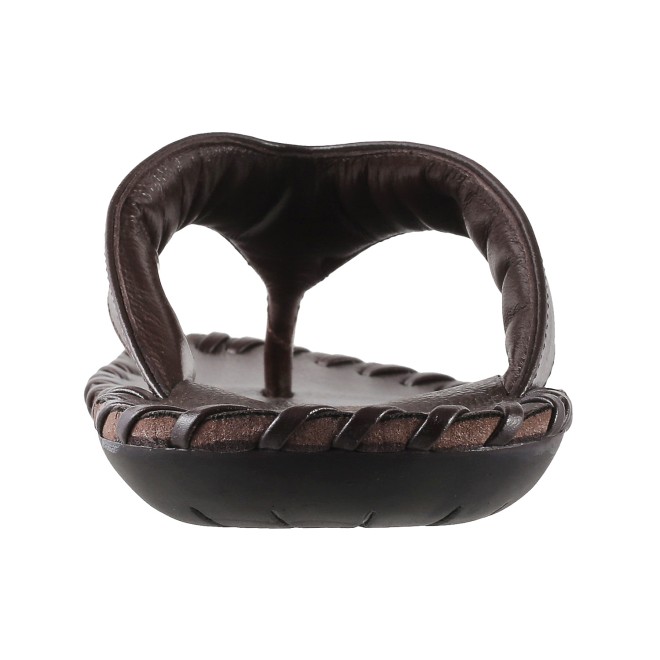 Mochi Men Brown Casual Slippers (SKU: 16-8498L-12-47)