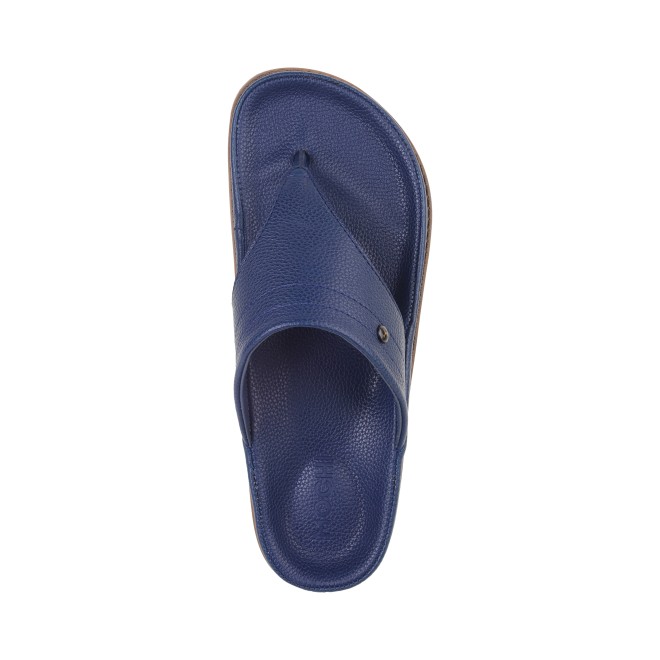 Mochi Men Blue Casual Slippers (SKU: 16-853-45-40)