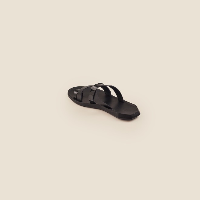 Mochi Men Black Casual Slippers (SKU: 16-870-11-40) Mochi Men Black Casual Slippers (SKU: 16-870-11-40)