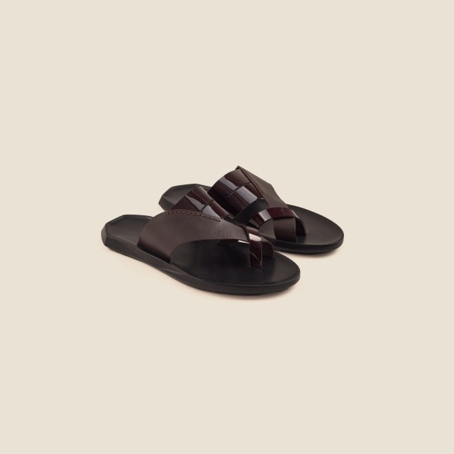 Mochi Men Brown Casual Slippers (SKU: 16-871-12-40) Mochi Men Brown Casual Slippers (SKU: 16-871-12-40)