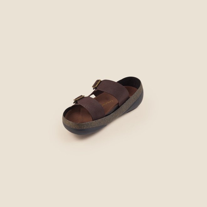 Mochi Men Brown Casual Slip-Ons (SKU: 16-872-12-40)
