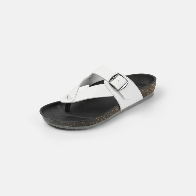 Mochi Men White Casual Slippers (SKU: 16-900207-16-39)