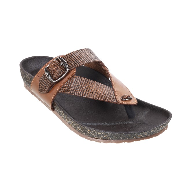 Men Tan Casual Slippers