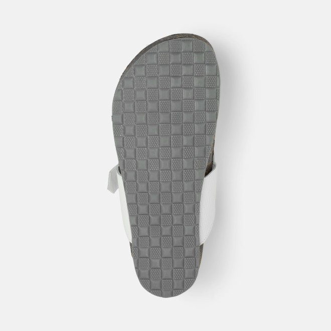 Mochi Men White Casual Slippers (SKU: 16-900207-16-39)