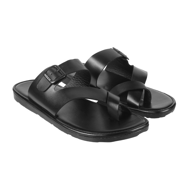 Mochi Men Black Casual Slippers (SKU: 16-900519-11-39)