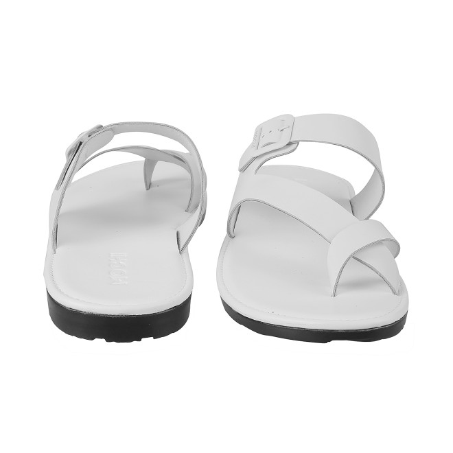 Mochi Men White Casual Slippers (SKU: 16-900519-16-39)
