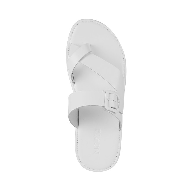 Mochi Men White Casual Slippers (SKU: 16-900519-16-39)