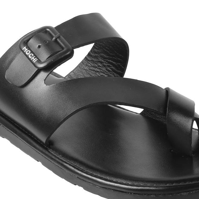 Mochi Men Black Casual Slippers (SKU: 16-900519-11-39)