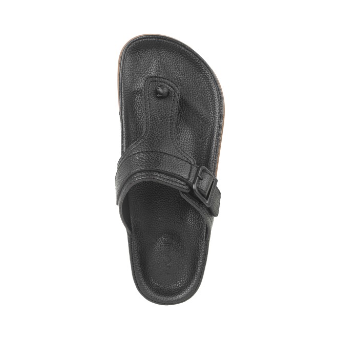 Mochi Men Black Casual Slippers (SKU: 16-900852-11-40)