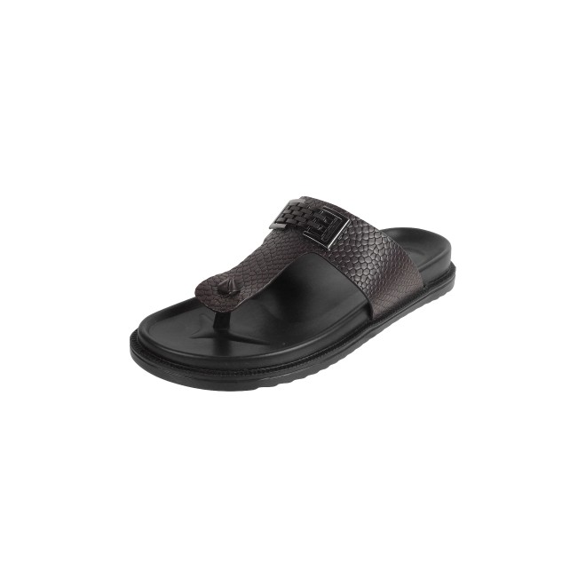 Mochi Men Brown Casual Slippers (SKU: 16-901029-12-39)