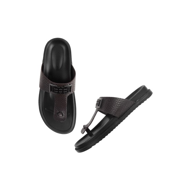 Mochi Men Brown Casual Slippers (SKU: 16-901029-12-39)