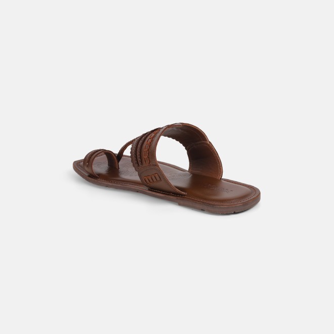 Mochi Men Tan Ethnic Kolhapuris (SKU: 16-901047-23-40)