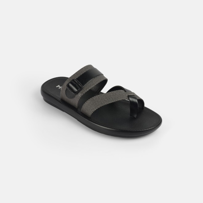 Mochi Men Black Casual Slippers (SKU: 16-901217-11-40)