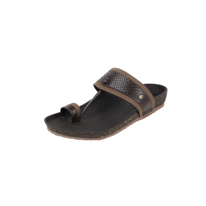 Mochi Men Brown Ethnic Kolhapuris (SKU: 16-901261-12-39)