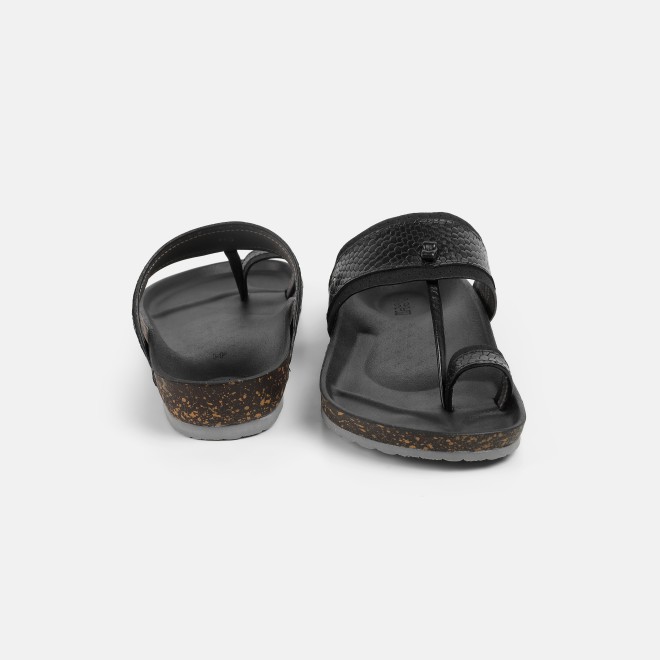 Mochi Men Black Ethnic Kolhapuris (SKU: 16-901261-11-39)