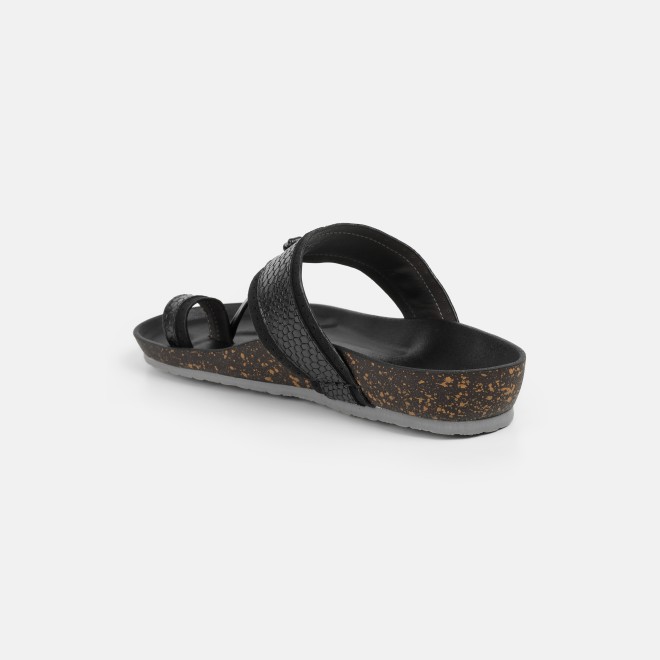 Mochi Men Black Ethnic Kolhapuris (SKU: 16-901261-11-39)