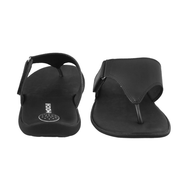 Mochi Men Black Casual Thong (SKU: 16-906393-11-39)