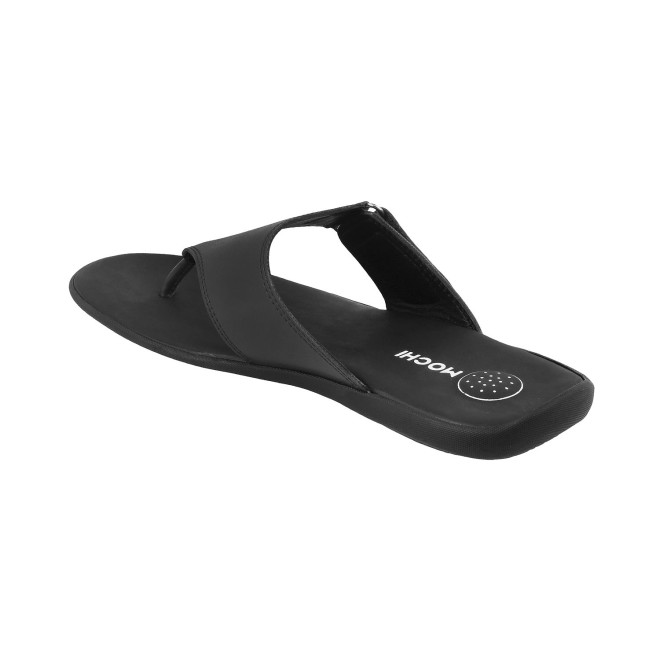 Mochi Men Black Casual Thong (SKU: 16-906393-11-39)