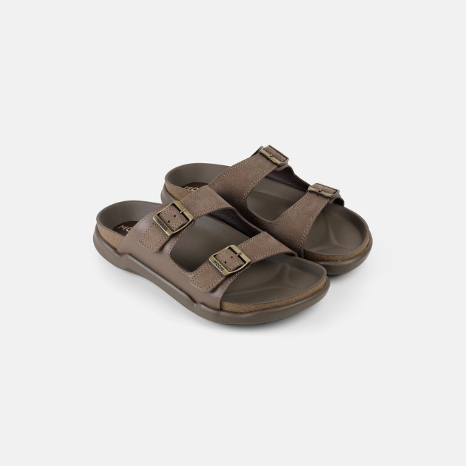 Mochi Men Camel Casual Slippers (SKU: 16-907-97-40)