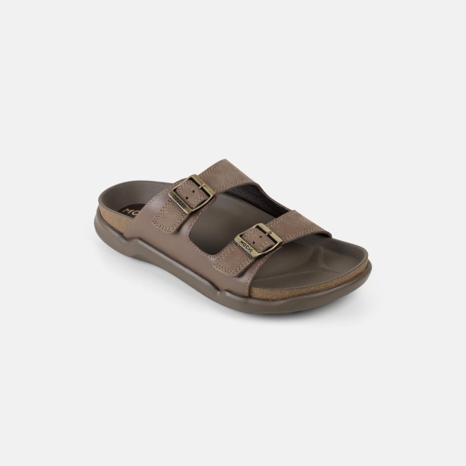 Mochi Men Camel Casual Slippers (SKU: 16-907-97-40)