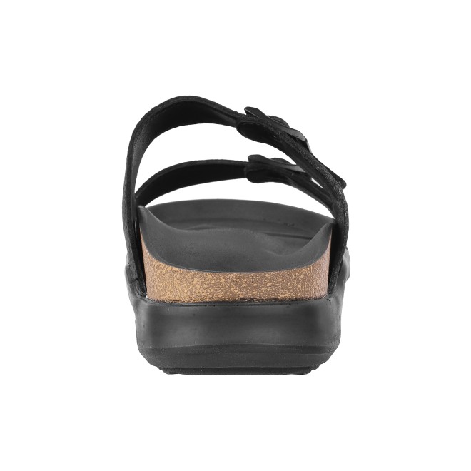 Mochi Men Black Casual Slippers (SKU: 16-907-11-40)