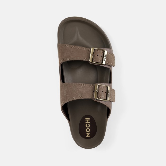 Mochi Men Camel Casual Slippers (SKU: 16-907-97-40)