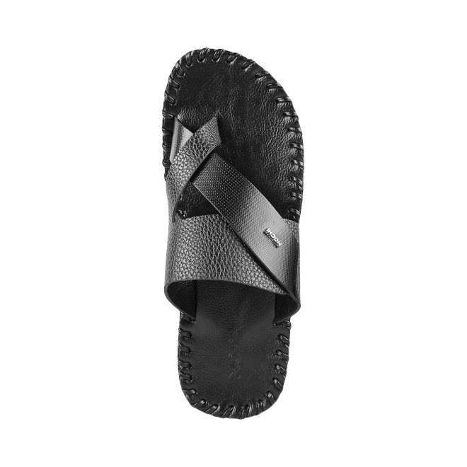 Mochi Men Black Ethnic Chappals (SKU: 16-909779-11-39)