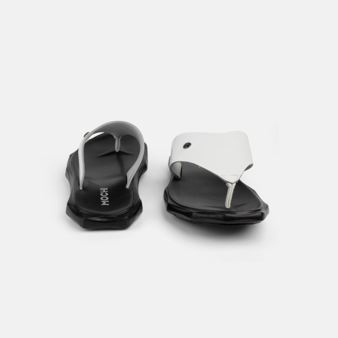 Mochi Men White Casual Slippers (SKU: 16-909837-16-40)