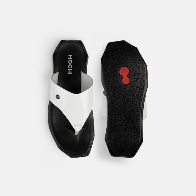 Mochi Men White Casual Slippers (SKU: 16-909837-16-40)