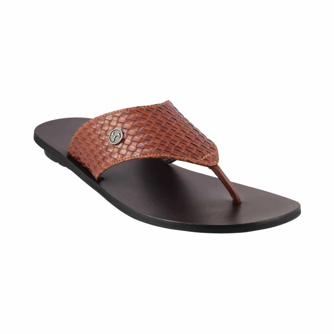 Mochi Men Tan Casual Slippers (SKU: 16-9102-23-40)