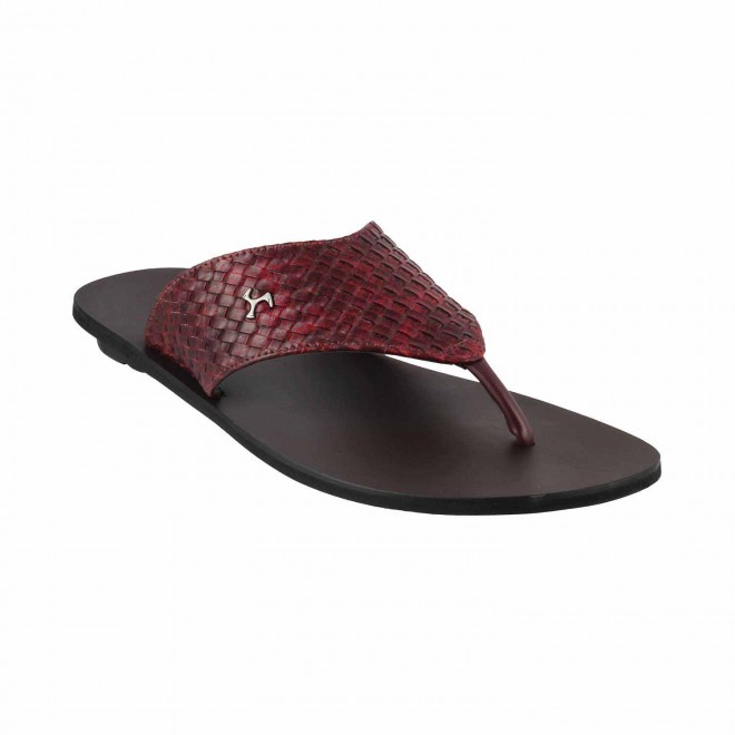Mochi Men Maroon Casual Thong (SKU: 16-9102-44-40)